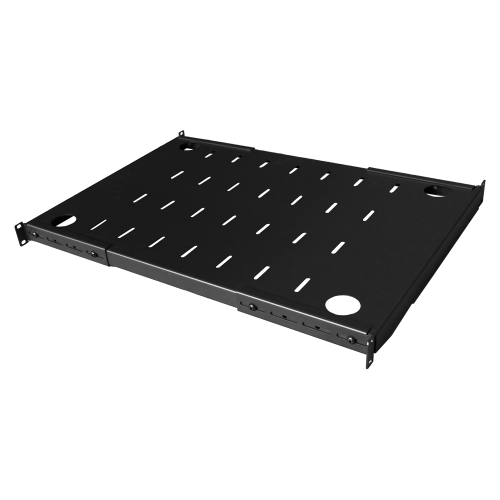 4-post shelf for LANMASTER DC cabinets, 1070 mm deep, 280 kg acceptable load